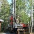 Puits artésien Lac-Kénogami - Saguenay - Chemin des Gouverneurs - Puits Saguenay - Foreuse sur Chenilles - Comacchio MC-900P - Collerette de Bentonite